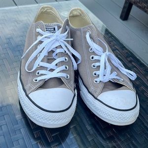 Converse all star low top - greyish brown. Maybe charcoal color?